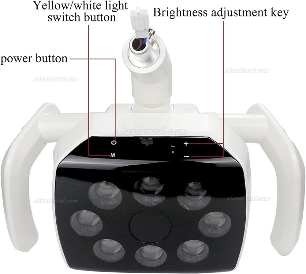 Dental Chair LED Oral Lamp/Dental Shadowless Lighting Induction Sensitive Light(22mm/26mm)
